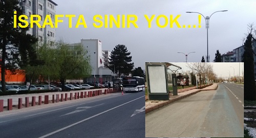 ÖNCE BİSİKLET YOLUYDU, ŞİMDİ ELBÜS YOLU OLDU...!
