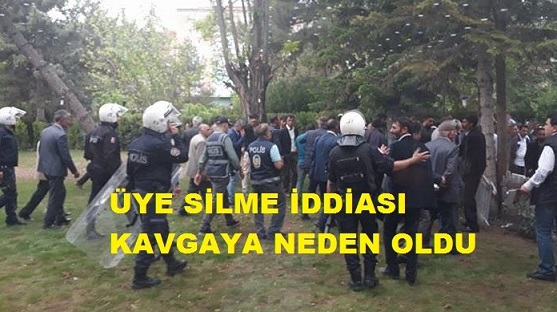 GENEL KURULDA SANDALYE VE YUMRUKLAR KONUŞTU!