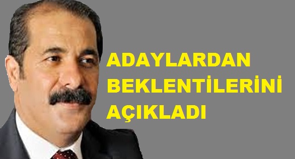 HEDEF, İLİMİZİN KALKINMASI VE GELİŞMESİ OLMALIDIR