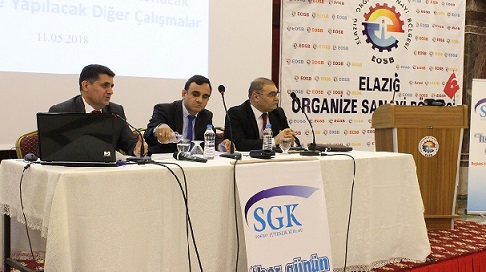 OSB'DE İŞLETMELERE SGK TEŞVİKLERİ TOPLANTISI YAPILDI