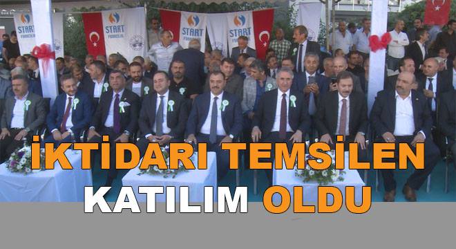 3 VEKİLİ TEMSİLEN AĞAR KATILDI