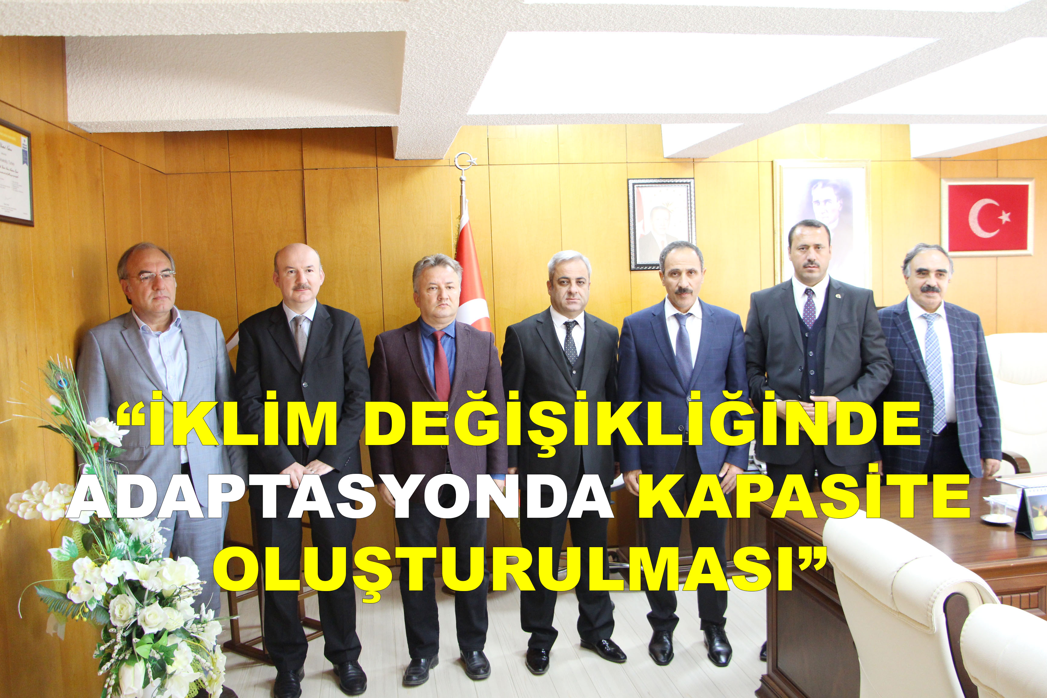 PROJESİNE DESTEK VERENLERE TEŞEKKÜR PLAKETİ…