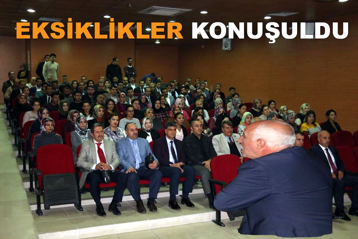 DEĞERLENDİRME TOPLANTISI YAPILDI