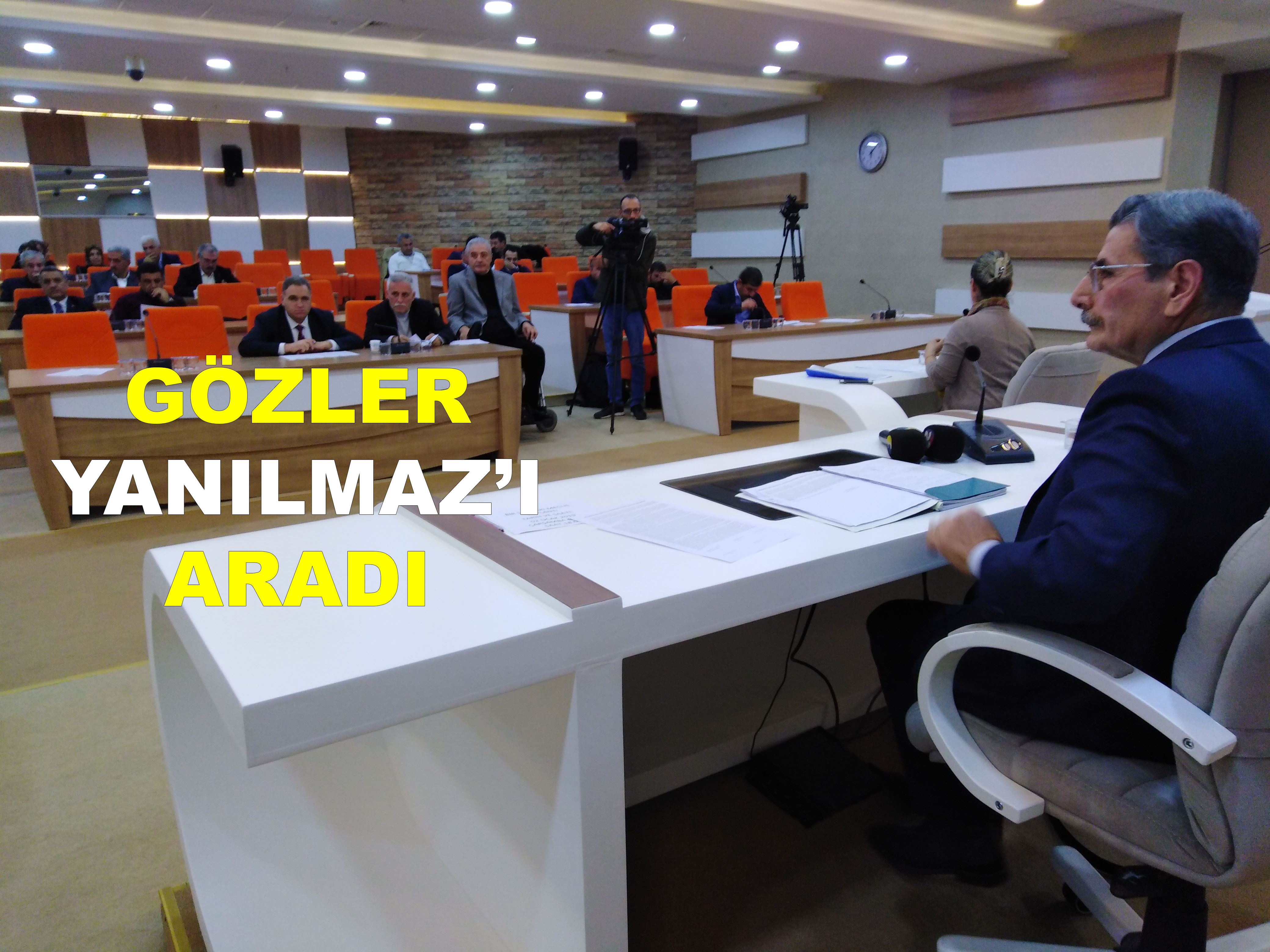 ARALIK AYI MECLİS TOPLANTISINA BAŞKANLIK YAPMADI