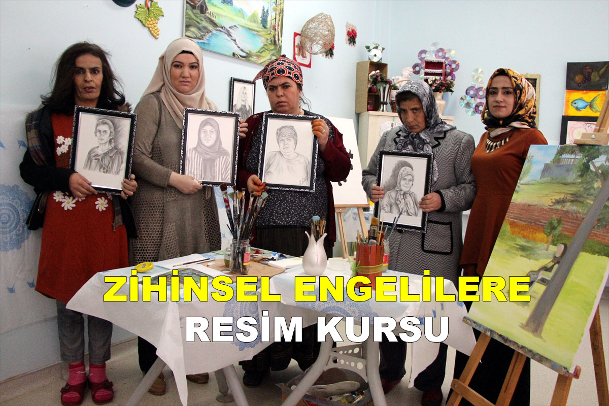 SANATI İLE ENGELLİLERİN KALBİNE DOKUNUYOR
