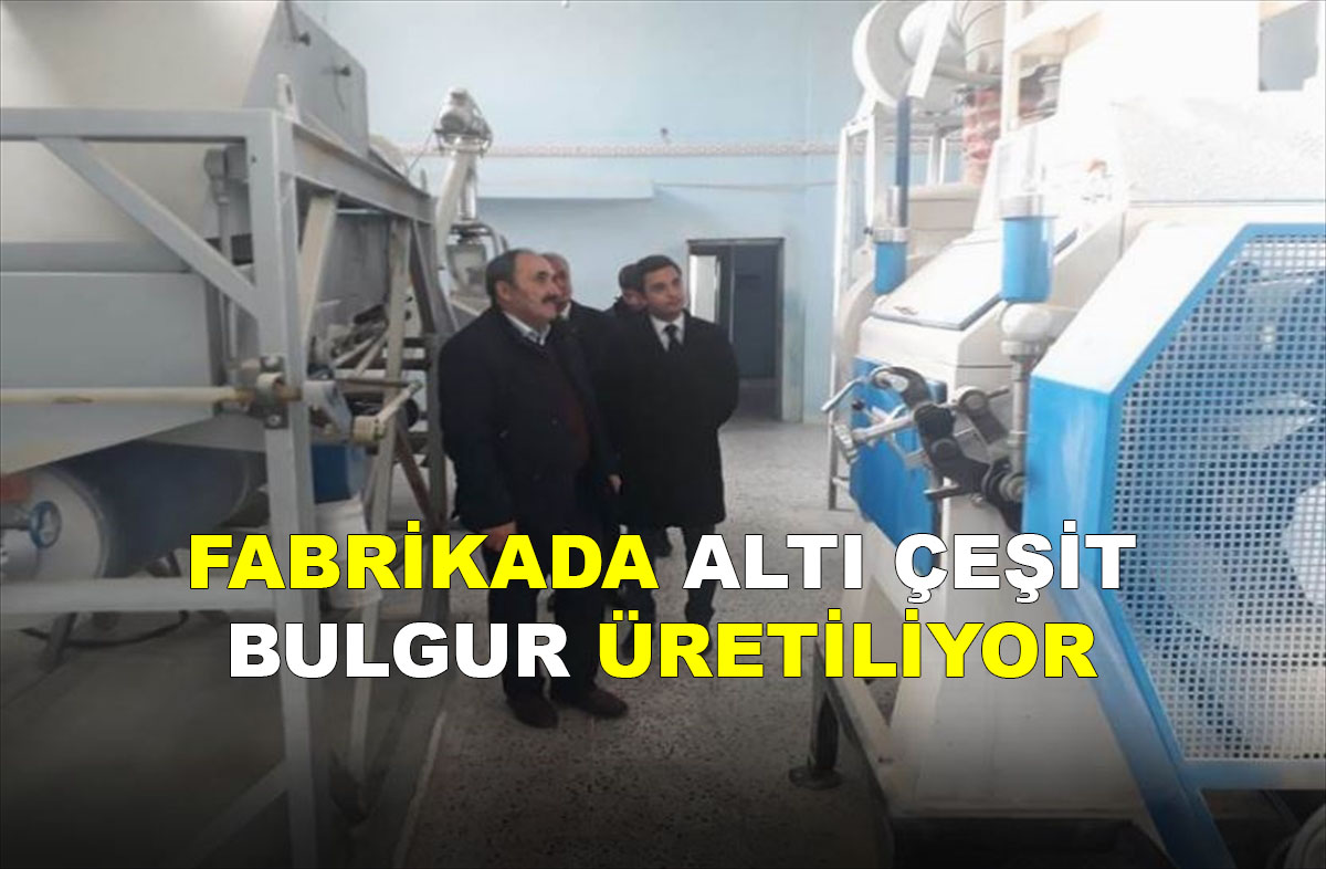 KAYMAKAM, BULGUR FABRİKASINI ZİYARET ETTİ
