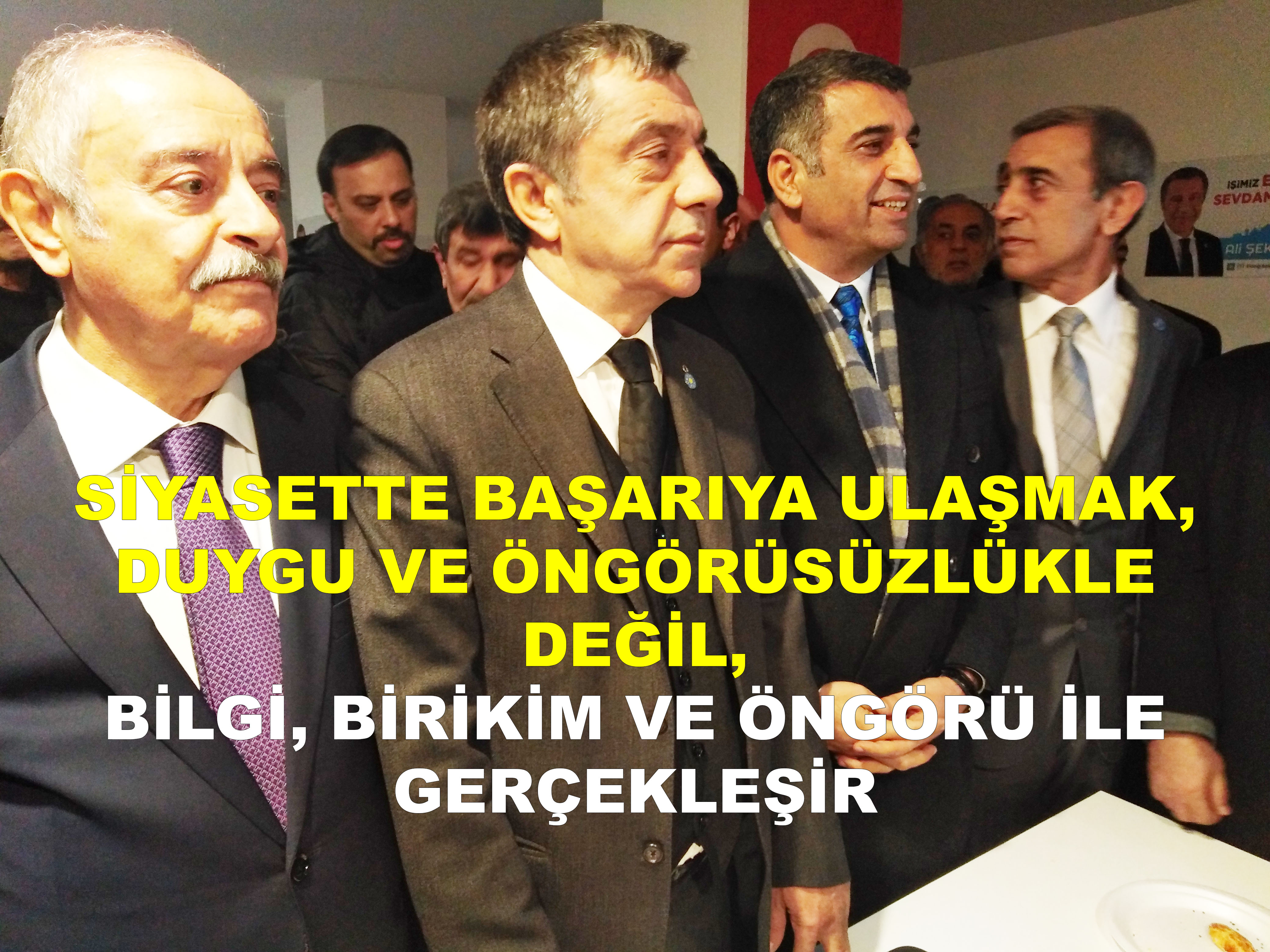 "BAŞARIYI İTTİFAKLA YAKALAYABİLİRİZ"