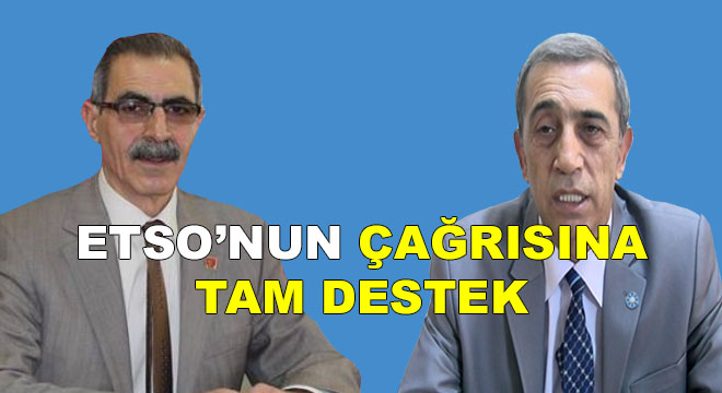 ETSO'NUN ÖNERİSİ HAYATA GEÇİRİLMELİDİR