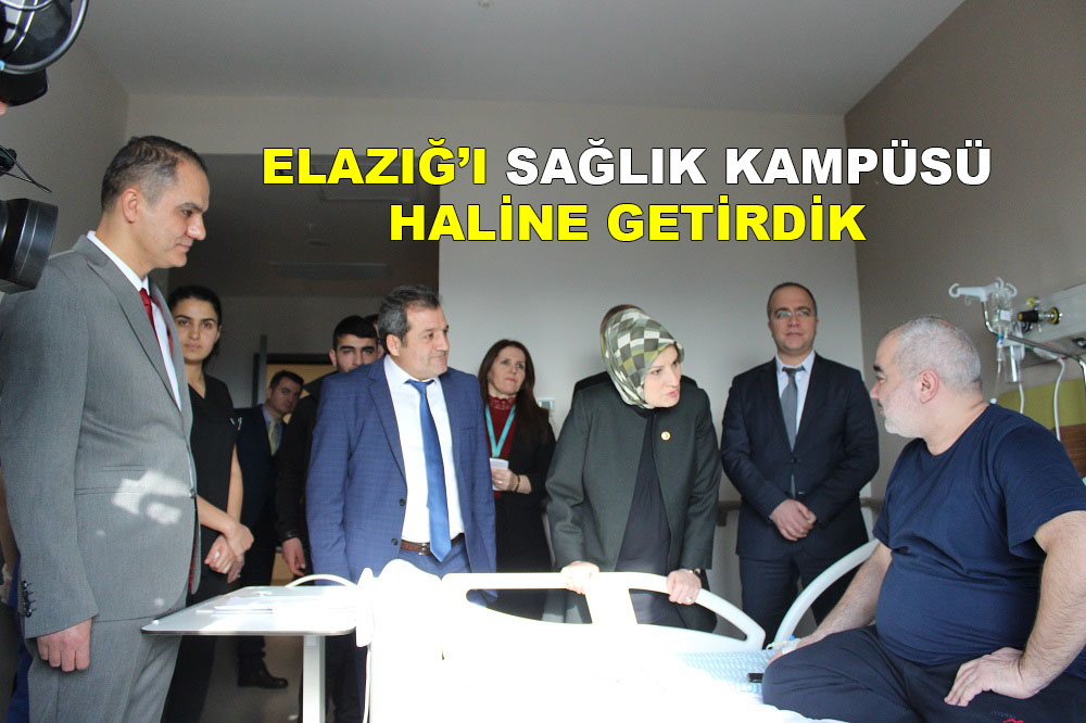 "ŞEHİR HASTANEMİZ TÜRKİYE'YE ÖRNEK OLACAK"