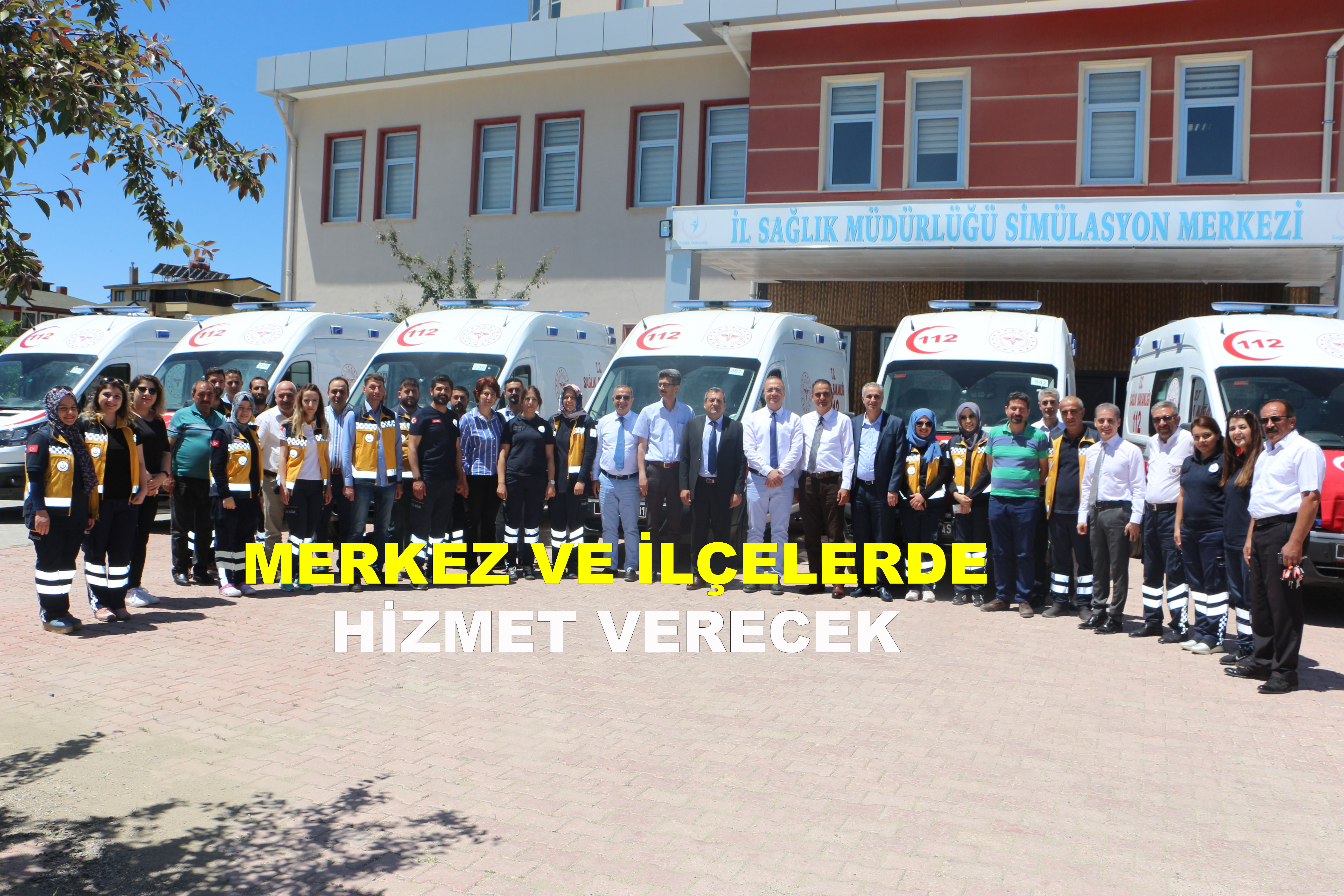 112' YE TAM DONANIMLI 6 YENİ AMBULANS