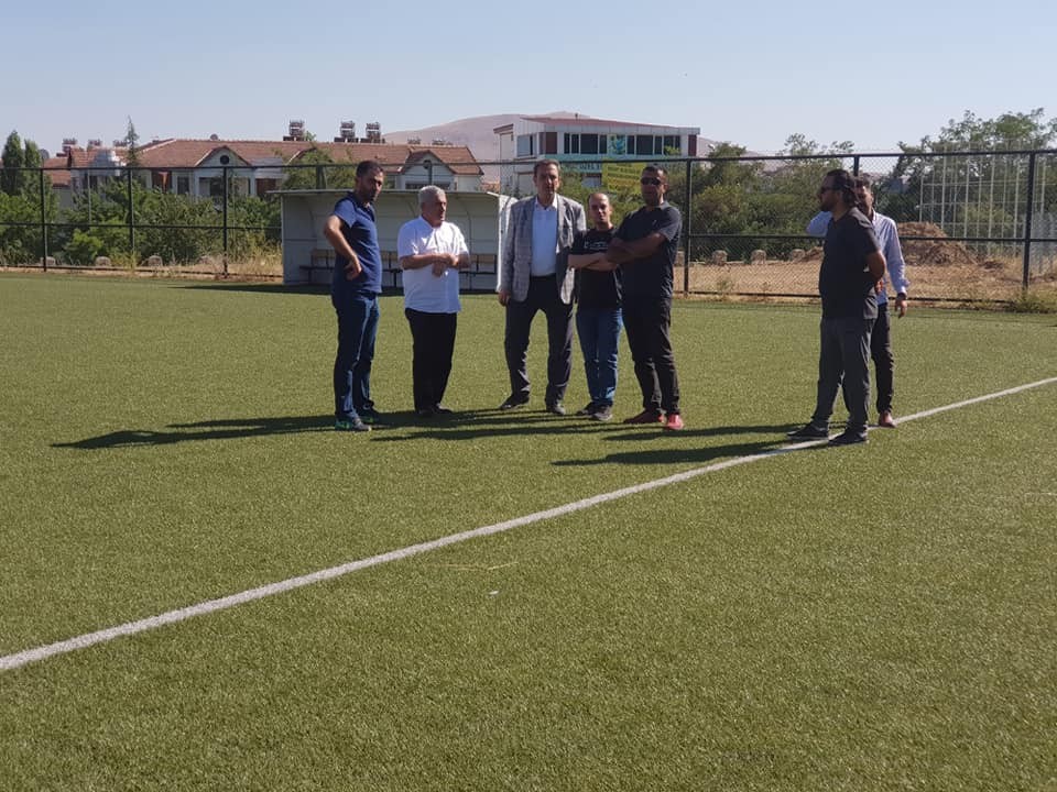 FÜ'Sİ SENTETİK SAHASI İNCELENDİ
