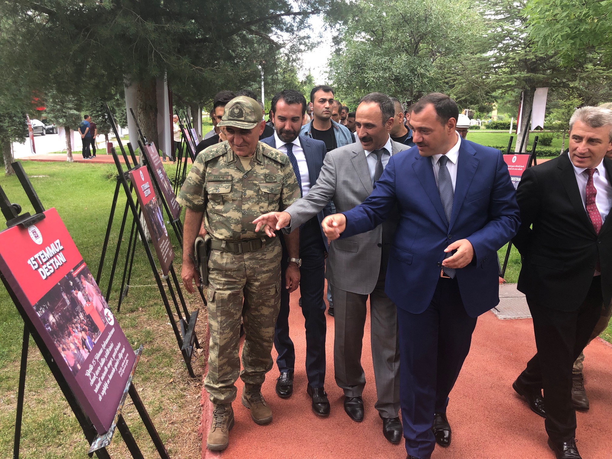FÜ'DE ŞEHİTLER YOLU YÜRÜŞ PARKURU VE SERGİ AÇILIŞI