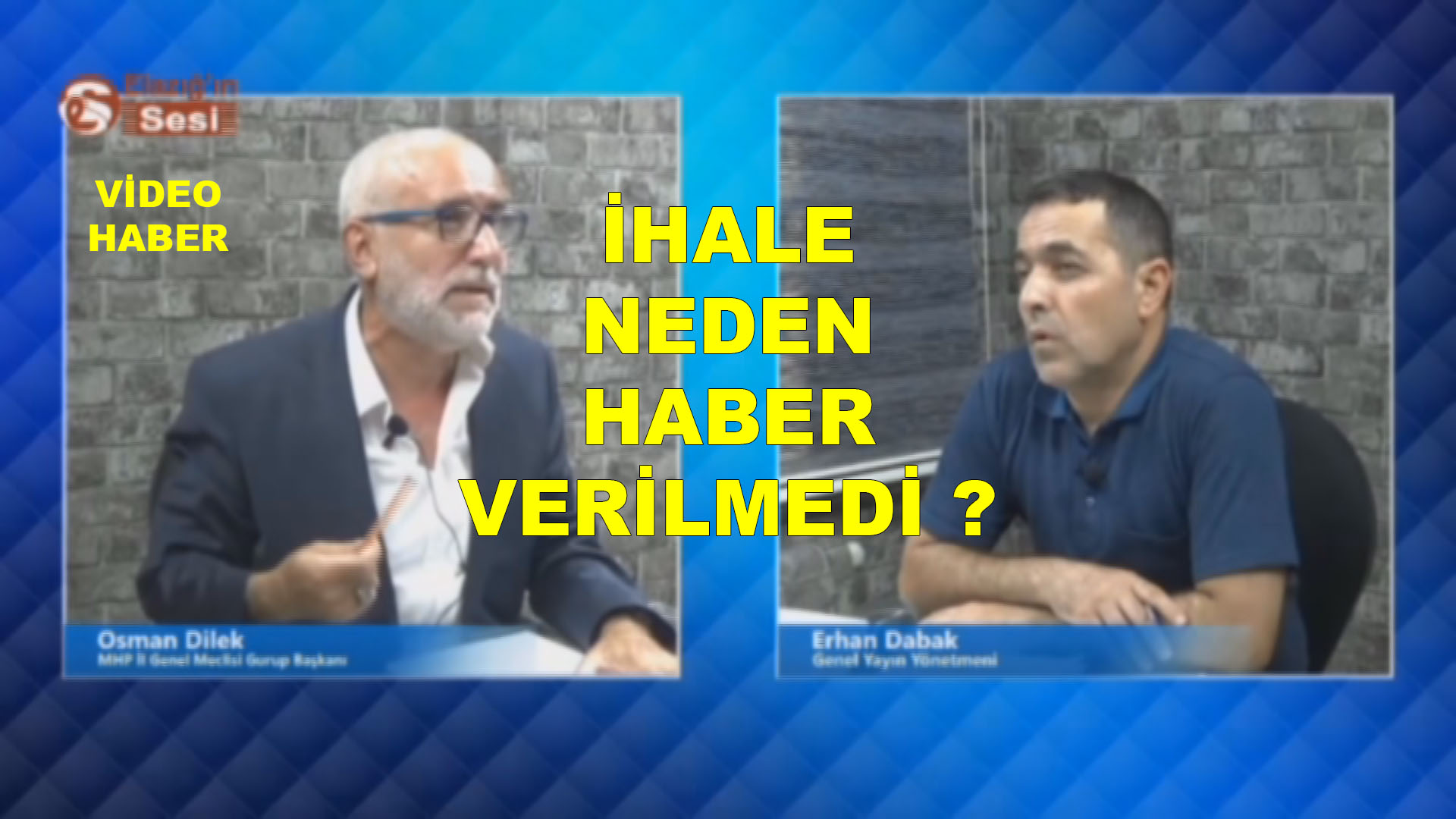 İHALEDEN MECLİS BAŞKANININ HABER YOKTU…!