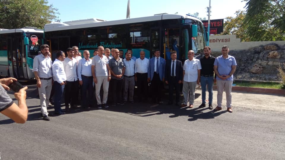 YAZIKONAK BELEDİYESİNDE İKİ OTOBÜS SEFERE BAŞLADI