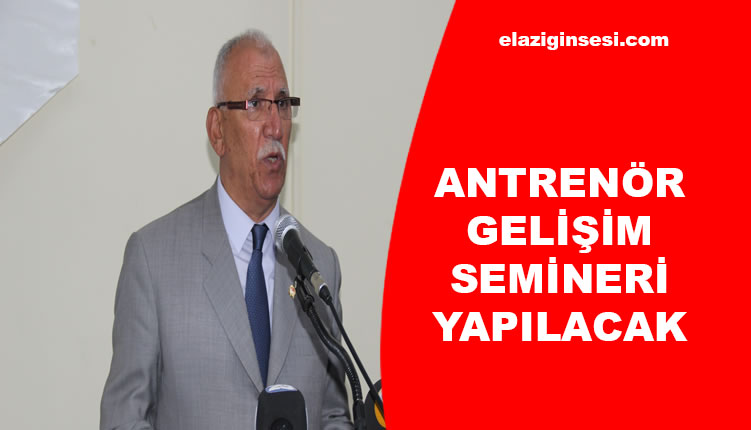 ANTRENÖRLERE TEORİK VE UYGULAMALI EĞİTİMLER VERİLECEK