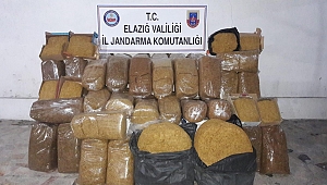 600 KİLO KAÇAK TÜTÜN ELE GEÇİRİLDİ