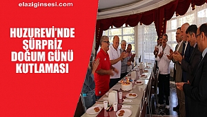 ELAZIĞSPOR’UN EMEKTARINA HUZUREVİ’NDE SÜRPRİZ 