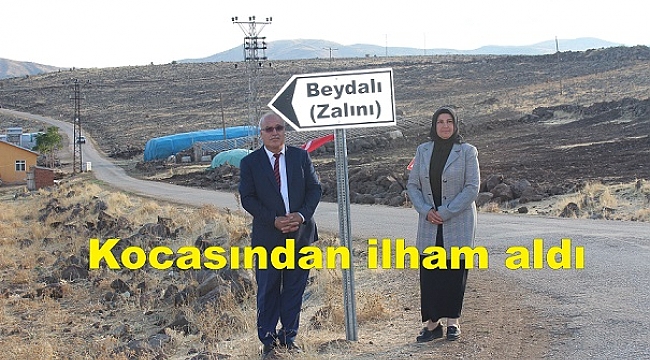 GELİN GELDİĞİ KÖYE MUHTAR OLDU, HİZMET GETİRDİ