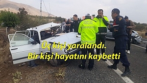 İKİ OTOMOBİL ÇARPIŞTI
