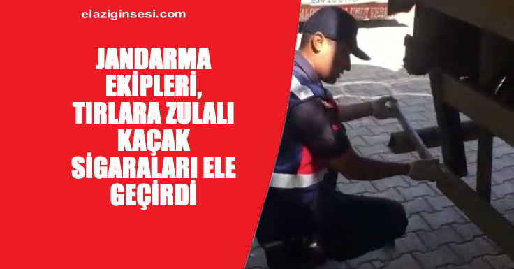 TIRLARA ZULALI KAÇAK SİGARALAR ELE GEÇİRİLDİ
