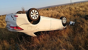 KÖPEĞE ÇARPMAMAK İSTERKEN TAKLA ATTI: 1 YARALI