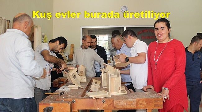 ÖZEL BİREYLERİN ELİNDEN KUŞLARA EV