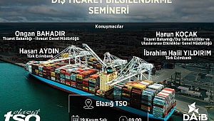 DIŞ TİCARETLE İLGİLİ HERŞEY BU SEMİNERDE