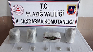 ELAZIĞ'DA 5 KİLO ESRARLA YAKALANAN 2 ŞÜPHELİ TUTUKLANDI