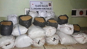  ELAZIĞ'DA JANDARMA 2 TON 370 KİLO KAÇAK TÜTÜN ELE GEÇİRDİ