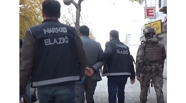 ELAZIĞ'DA UYUŞTURUCU TACİRLERİNE OPERASYON:3 GÖZALTI