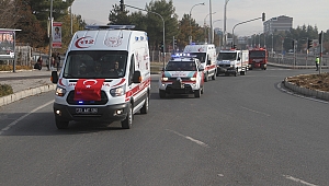 ACİL SAĞLIK HİZMETLERİNDE YER ALAN ARAÇLARLA KORTEJ GEÇİŞİ