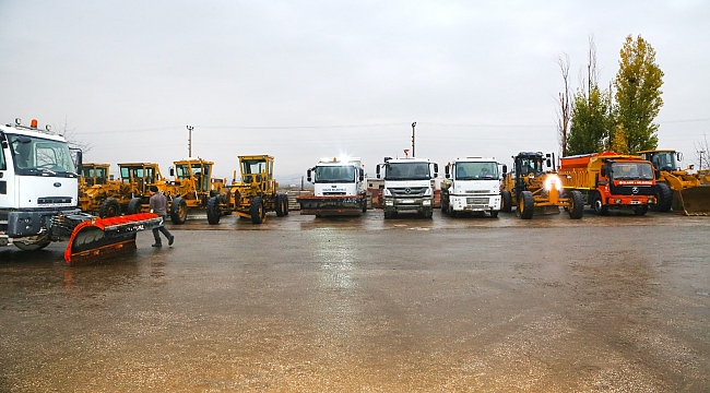 BELEDİYE KIŞ HAZIRLIKLARINI TAMAMLADI