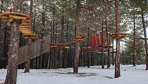 HAZARBABAYA MEVSİMİN İLK KARI YAĞDI