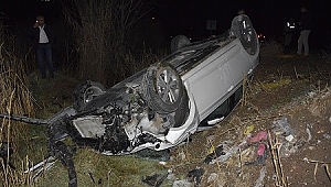 TRAFİK KAZASINDA ESKİ BAŞKAN YARALANDI