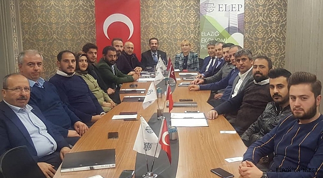 EKONOMİ PLATFORMU ELAZIĞ İÇİN TALEP VE ÖNERİLERİNİ AÇIKLADI