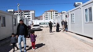 KONTEYNER EVLERDE YAŞAM DEVAM EDİYOR