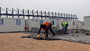 KONTEYNER KENT KURULUMLARI SON AŞAMAYA GELDİ