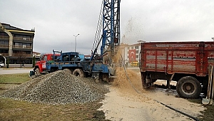 ATAŞEHİR MAHALLESİ SINIRLARINDA SONDAJ ÇALIŞMASI 