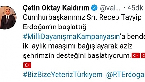 Cumhurbaşkanının çağrısına destek geldi