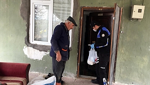 ELAZIĞ POLİSİ EVDEN ÇIKAMAYAN YAŞLILAR İÇİN GÖREVDE
