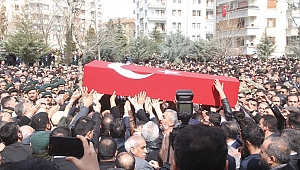 İDLİB ŞEHİDİ SON YOLCULUĞUNA UĞURLANDI