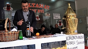 KORONA VİRÜSÜNE SAHLEP'Lİ ÖNLEM