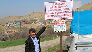 KÖYDE TOKALAŞMA VE ZİYARET YASAKLANDI 