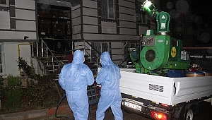 Abdullahpaşa Mahallesinde bir apartman karantinaya alındı