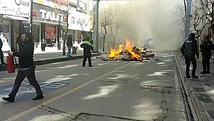 Aracı son anda yanmaktan kurtardı