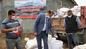 Elazığ Bermaz Ovasında çiftçilere tohum desteği