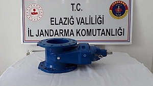 Elazığ'da içme suyu vanasını çalan şüpheli yakalandı