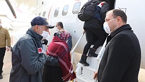 Şehit Uzman Çavuş'un naaşı Ankara'ya gönderildi