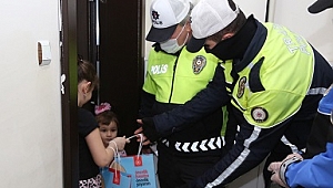 Elazığ da ev ziyaretlerinde trafik eğitimi