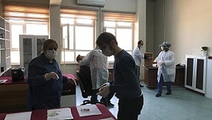 Elazığspor korona virüs testinden geçti